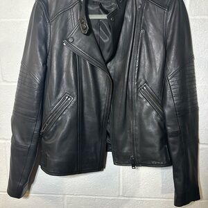 Reiss Women’s Leather Jacket Size 6